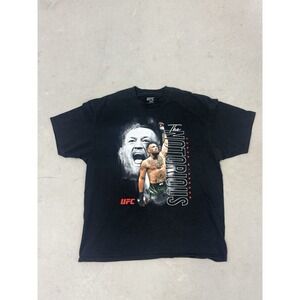 UFC Conor McGregor Shirt Mens XL The Notorious MMA Graphic Tee Black Training